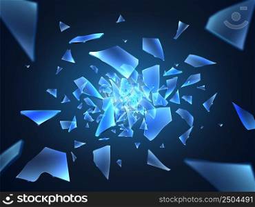 Realistic shattered glass pieces. Flying sharp fragments. Split small debris. 3D random shapes elements. Cracked splinters. Broken clear window. Damaged mirror parts. Blurred motion. Vector concept. Realistic shattered glass pieces. Flying sharp fragments. Split small debris. 3D random shapes elements. Cracked window splinters. Damaged mirror parts. Blurred motion. Vector concept