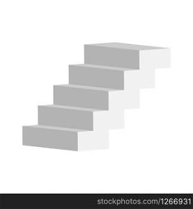 realistic stairs motivation for fast promotion vector illustration