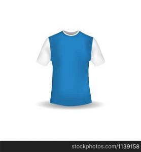 Realistic t shirt mockup design template vector. T shirt mockup design template vector