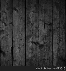 Realistic texture wood planks with natural structure. Empty black and gray background square size. Vector illustration save in 10 eps