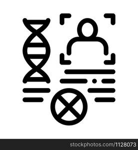 Rebuttal Paternity File Icon Vector. Outline Rebuttal Paternity File Sign. Isolated Contour Symbol Illustration. Rebuttal Paternity File Icon Outline Illustration