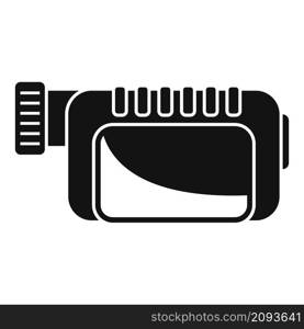 Rec camera icon simple vector. Video camcorder. Digital movie. Rec camera icon simple vector. Video camcorder