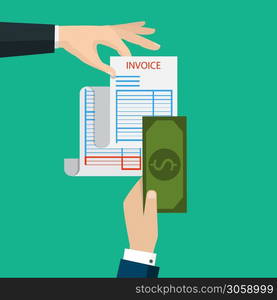 Receipt icon, flat style isolated on background. Invoice sign. Bill atm, financial check.Paper receipts icon. Vector. Bill atm, financial check.Paper receipts icon. Vector. Receipt icon, flat style isolated on background. Invoice sign.