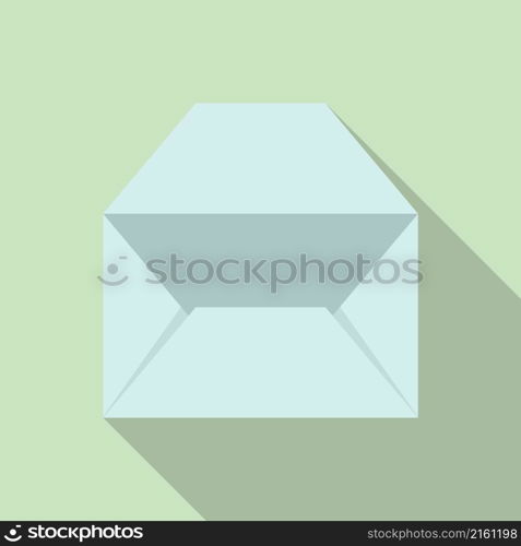 Receive envelope icon flat vector. Mail letter. Send message. Receive envelope icon flat vector. Mail letter