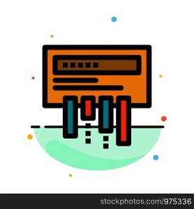 Receiver, Router, Wifi, Radio Abstract Flat Color Icon Template