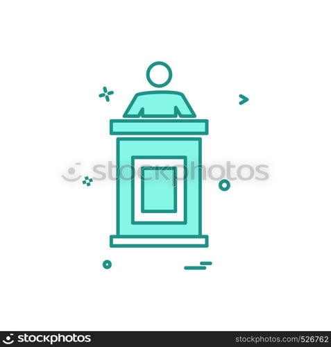 Reception icon design vector