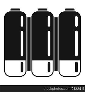 Recharge electric battery icon simple vector. Full energy. Power cell. Recharge electric battery icon simple vector. Full energy