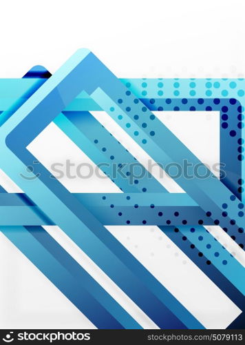 Rectangle tube elements, vector background. Rectangle tube elements, vector 3d background
