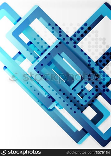 Rectangle tube elements, vector background. Rectangle tube elements, vector 3d background