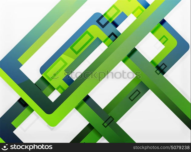 Rectangle tube elements, vector background. Rectangle tube elements, vector 3d background