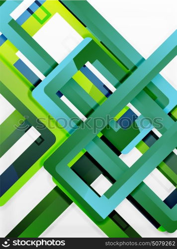 Rectangle tube elements, vector background. Rectangle tube elements, vector 3d background