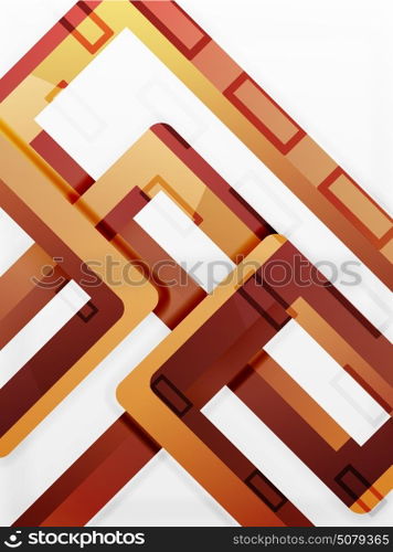 Rectangle tube elements, vector background. Rectangle tube elements, vector 3d background