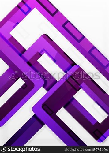 Rectangle tube elements, vector background. Rectangle tube elements, vector 3d background