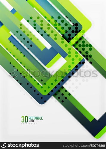 Rectangle tube elements, vector background. Rectangle tube elements, vector 3d background