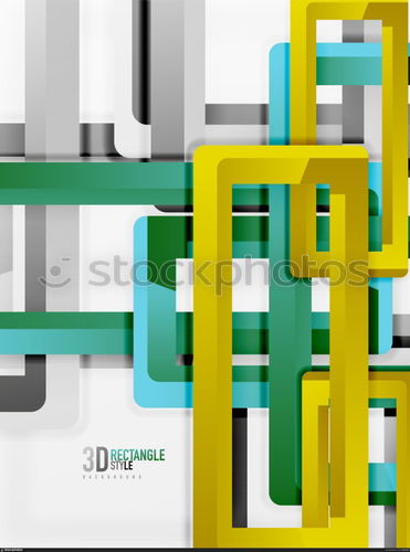 Rectangle tube elements, vector background. Rectangle tube elements, vector 3d background