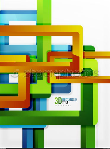 Rectangle tube elements, vector background. Rectangle tube elements, vector 3d background