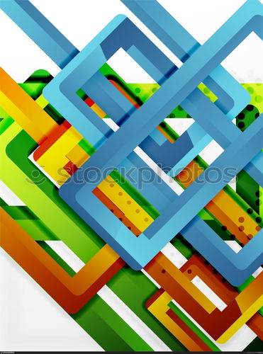 Rectangle tube elements, vector background. Rectangle tube elements, vector 3d background