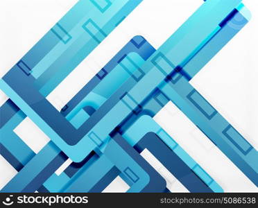 Rectangle tube elements, vector background. Rectangle tube elements, vector 3d background