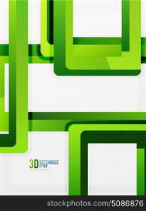Rectangle tube elements, vector background. Rectangle tube elements, vector 3d background