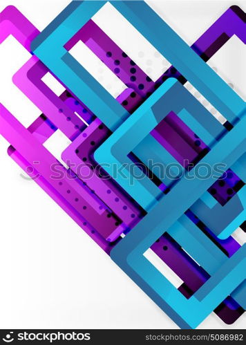 Rectangle tube elements, vector background. Rectangle tube elements, vector 3d background