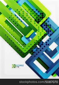 Rectangle tube elements, vector background. Rectangle tube elements, vector 3d background
