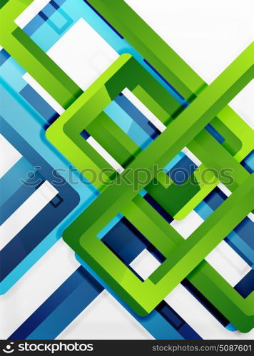 Rectangle tube elements, vector background. Rectangle tube elements, vector 3d background