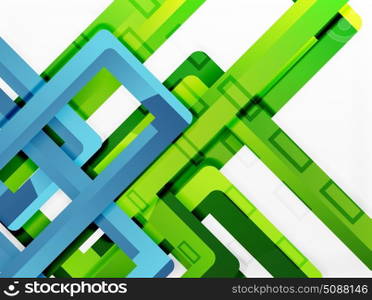 Rectangle tube elements, vector background. Rectangle tube elements, vector 3d background
