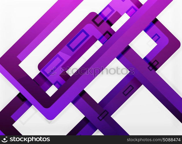 Rectangle tube elements, vector background. Rectangle tube elements, vector 3d background