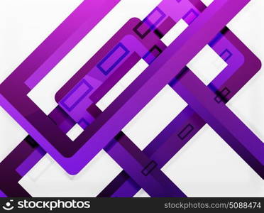 Rectangle tube elements, vector background. Rectangle tube elements, vector 3d background