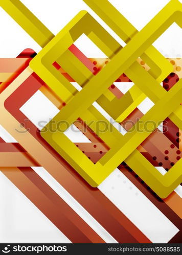 Rectangle tube elements, vector background. Rectangle tube elements, vector 3d background