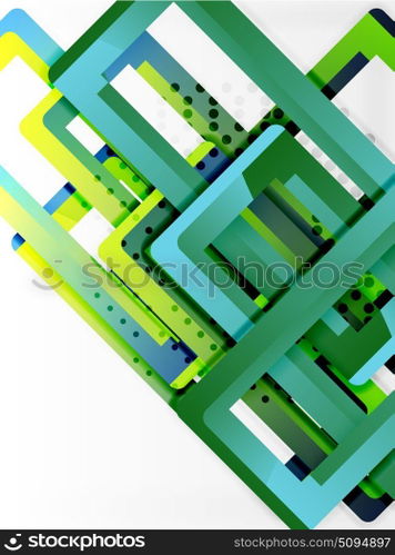 Rectangle tube elements, vector background. Rectangle tube elements, vector 3d background