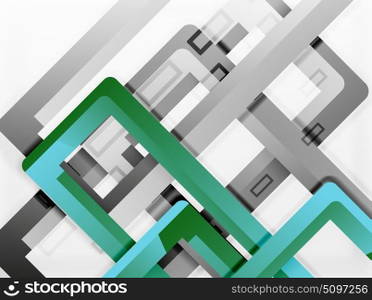 Rectangle tube elements, vector background. Rectangle tube elements, vector 3d background