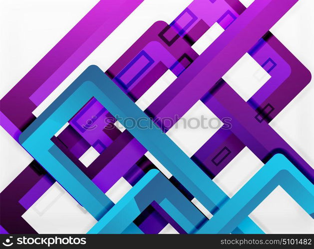 Rectangle tube elements, vector background. Rectangle tube elements, vector 3d background