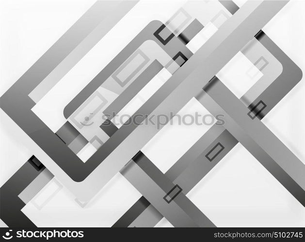 Rectangle tube elements, vector background. Rectangle tube elements, vector 3d background