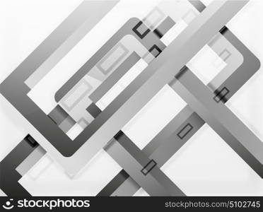 Rectangle tube elements, vector background. Rectangle tube elements, vector 3d background