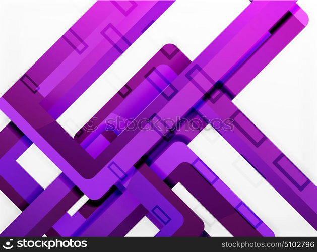 Rectangle tube elements, vector background. Rectangle tube elements, vector 3d background