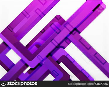 Rectangle tube elements, vector background. Rectangle tube elements, vector 3d background