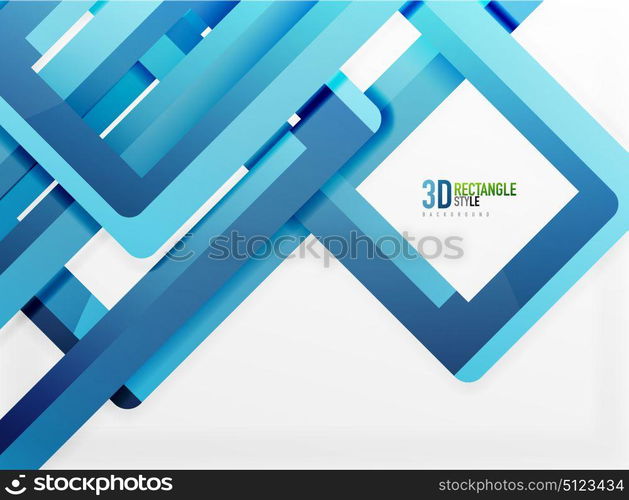 Rectangle tube elements, vector background. Rectangle tube elements, vector 3d background