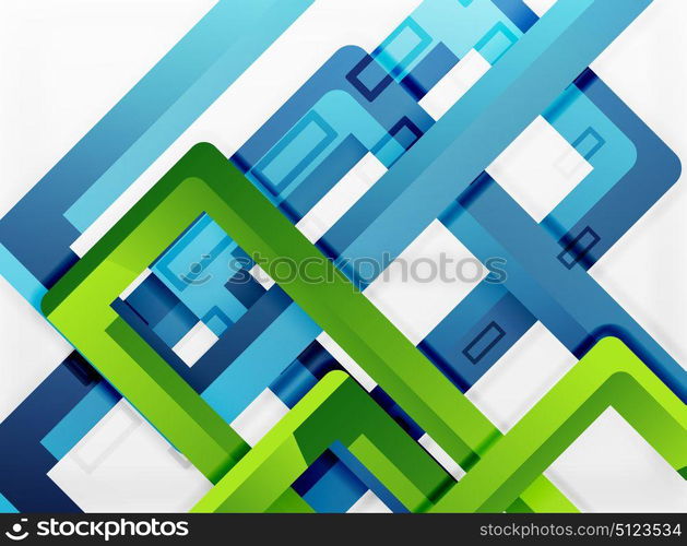 Rectangle tube elements, vector background. Rectangle tube elements, vector 3d background