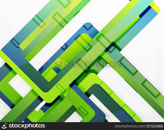 Rectangle tube elements, vector background. Rectangle tube elements, vector 3d background