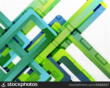 Rectangle tube elements, vector background. Rectangle tube elements, vector 3d background