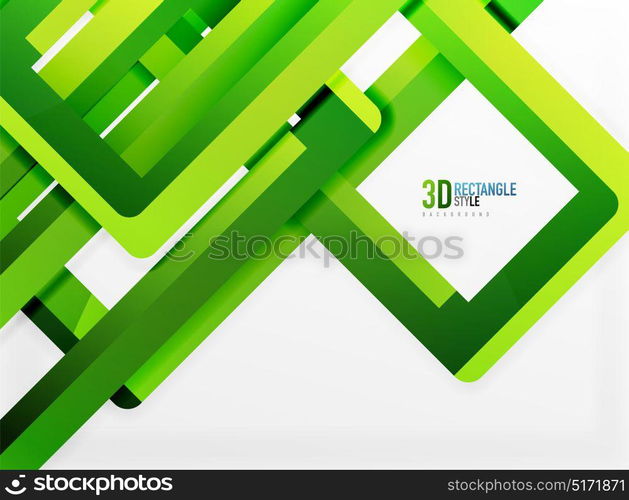 Rectangle tube elements, vector background. Rectangle tube elements, vector 3d background