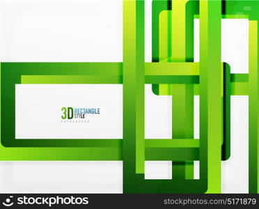 Rectangle tube elements, vector background. Rectangle tube elements, vector 3d background