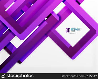 Rectangle tube elements, vector background. Rectangle tube elements, vector 3d background