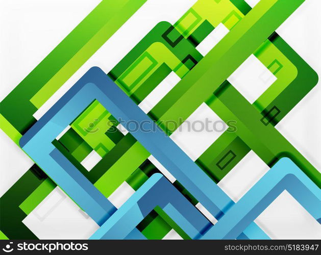 Rectangle tube elements, vector background. Rectangle tube elements, vector 3d background
