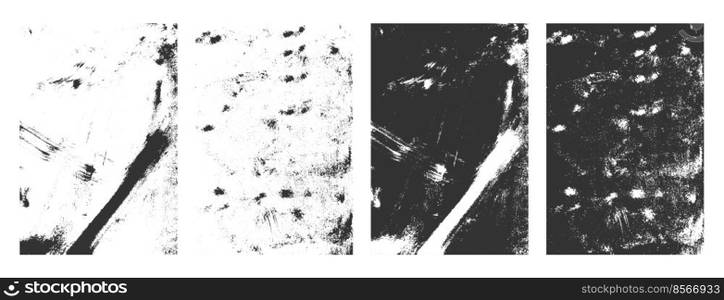rectangular grunge texture frames distressed effect background set