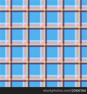 Rectangular seamless vector pattern as a tartan plaid in pale hues, texture for flannel shirt, plaid, tablecloths, clothes, blankets and other textile