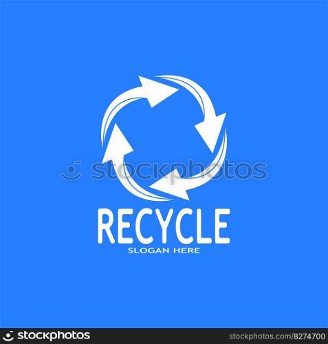 Recyc≤Icon - Recycling Symbol Reuse Vector Graφcs Logo