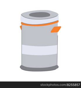 recyc≤trash bin cartoon. waste plastic, dust basket recyc≤trash bin sign. isolated symbol vector illustration. recyc≤trash bin cartoon vector illustration