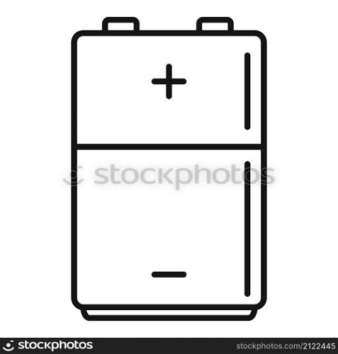 Recycle battery icon outline vector. Full energy. Life charger. Recycle battery icon outline vector. Full energy